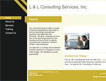 Tablet Screenshot of llconsultingservices.net